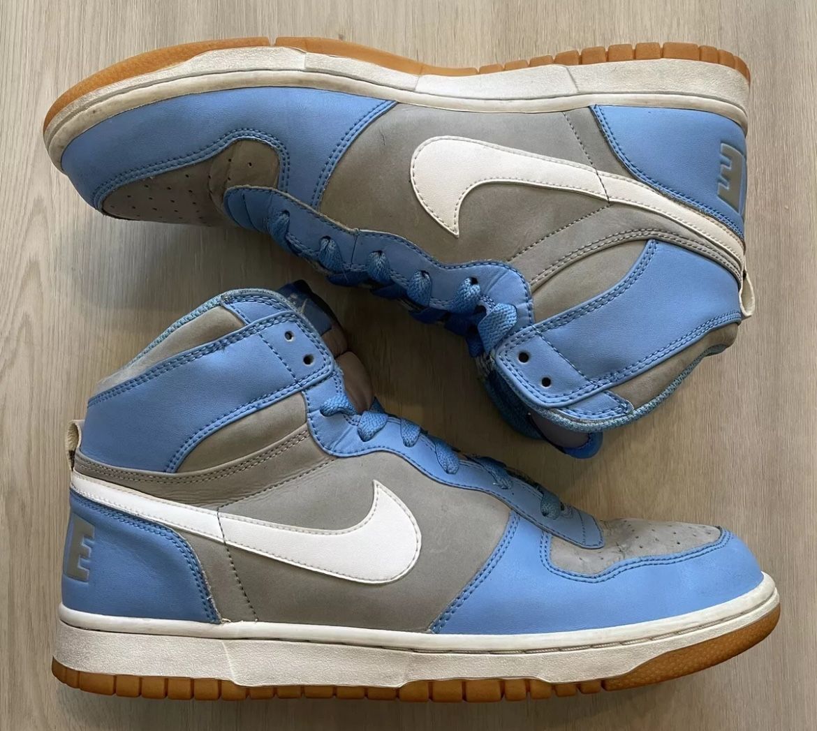 2008 Nike Big Nike High UNC Sneakers Mens Size 10.5