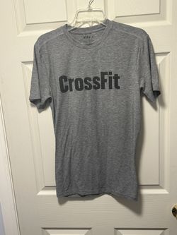 No Bull Crossfit Gray Spellout Short Sleeve T-Shirt Men's Size Small Gym