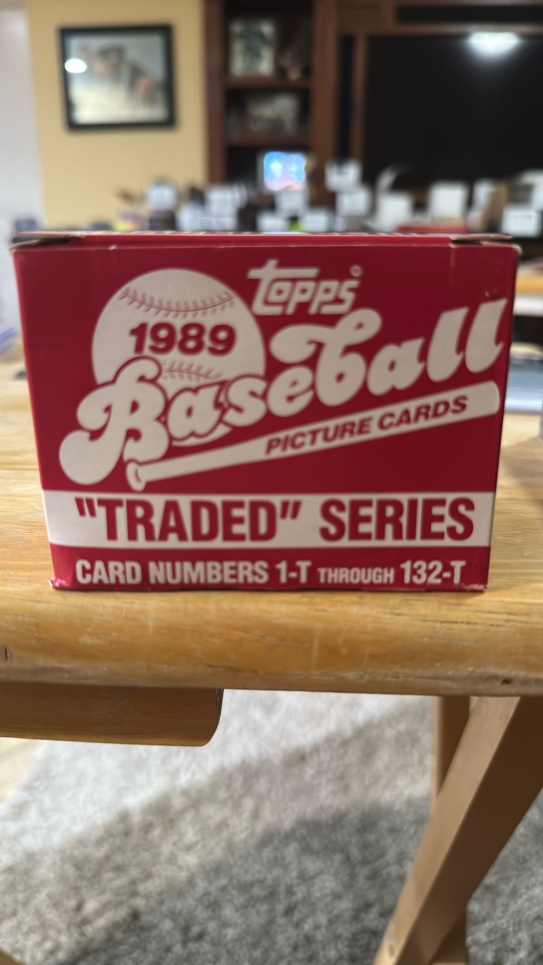 1989 TOPPS BASEBALL TRADED SERIES 1T THROUGH 132T