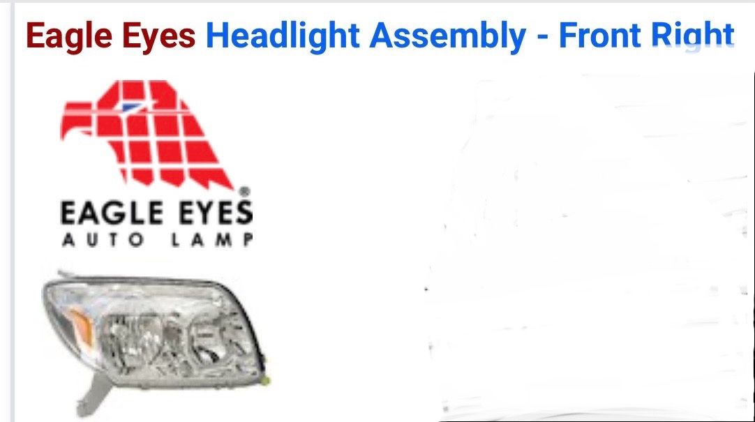 2003-2006. 4Runner HEADLIGHT RH NEW