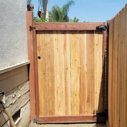 Wood Fence Gate