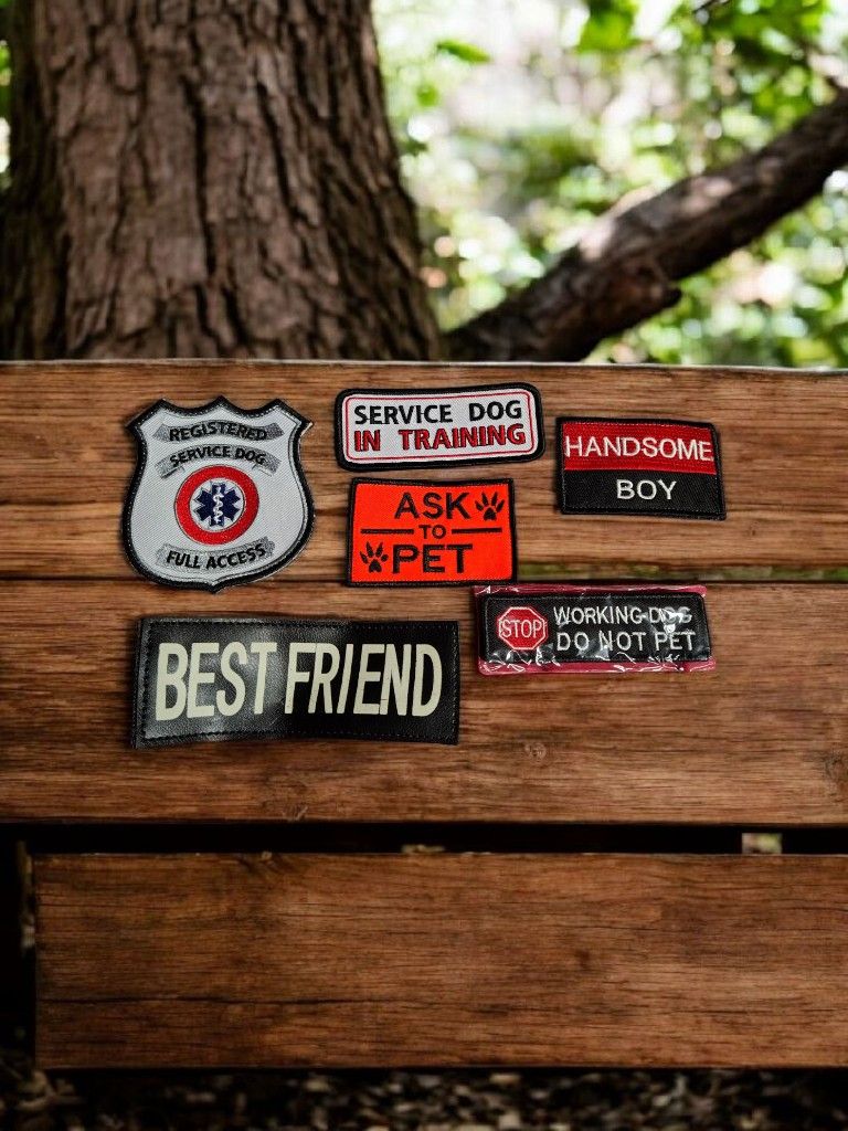 Service Dog & Pet Patches - "Working Dog," "Ask to Pet," & More!