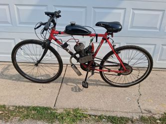 Bicycle with motor