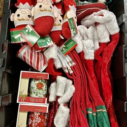 Tub Of Christmas Items