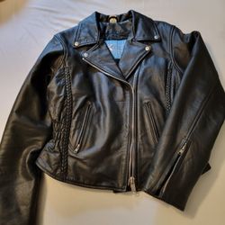 Womens Leather Motorcycle Jacket