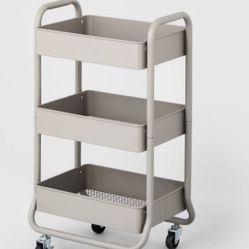 3 Tier Metal Utility Cart - Brightroom™