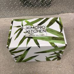 Bamboo Tofu Press Kimono Kitchen-brand new in the box never been used… $25