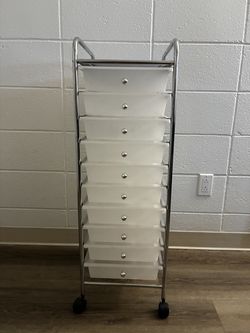 10 drawer rolling cart