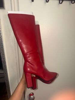 ❤️ Red Knee High Boots | Size 9M (Fits Like Women’s 8) | Like New