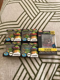 TMNT Mini Tubbz Duck Set + Funko Splinter Figure
