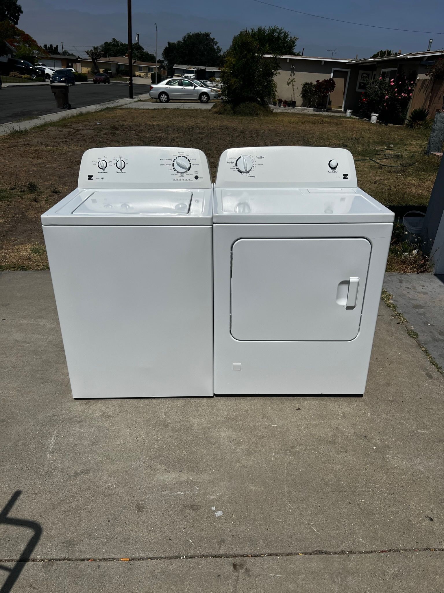 Used Kenmore Washer and Gas Dryer Top Load