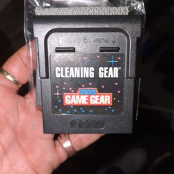 Sega Game Gear Cleaning Gear