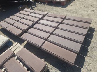 CONCRETE CEMENT WALL CAPS AND PILLAR CAPS ** TEXT FOR PRICING **