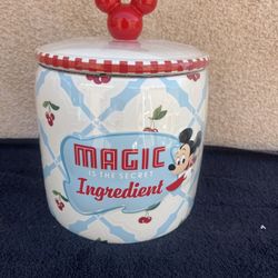 Disney Cookie Jar-Mickey Mouse "Magic is the Secret Ingredients