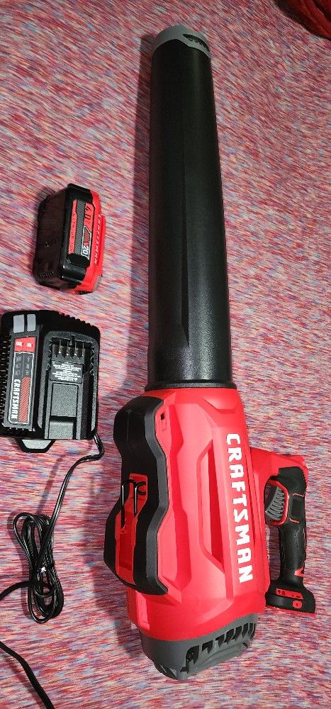 brand new craftsman leaf blower with battery and charger