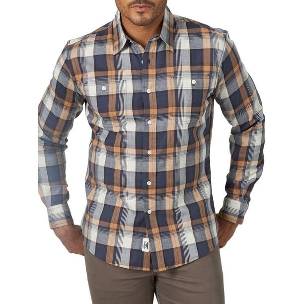 WRANGLER • Men’s Flex for Comfort Plaid Shirt (3XL)
