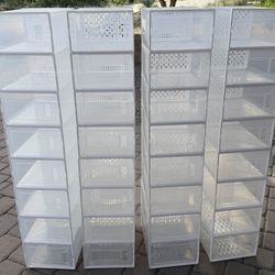 Sneaker Storage Containers - White