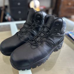 SR MAX Men's 6" Black Kobuk MaxTRAX® Soft Toe Waterproof Boot