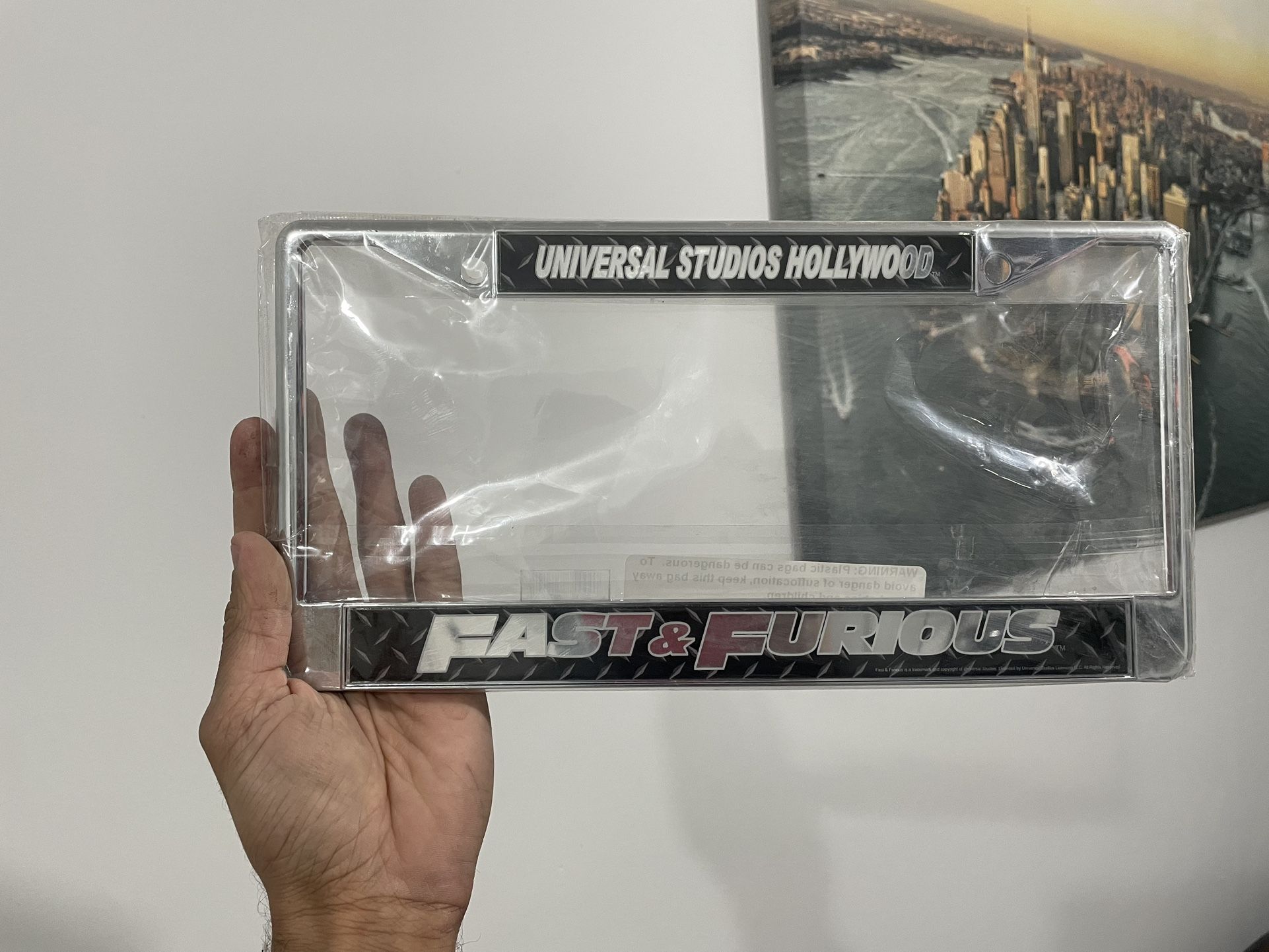 Fast and furious plate cover