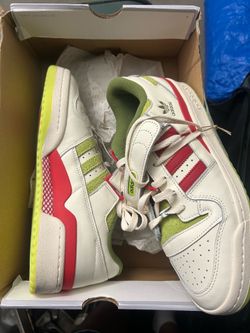 Adidas forum low Grinch Sz 11
