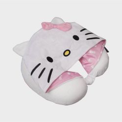 Hello Kitty & Pikachu Neck Pillow With Hood ( Kids)