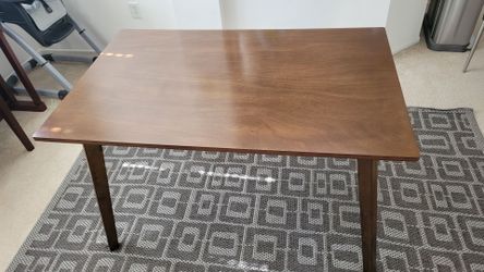 AllModern Walnut Dining Table – Mid-Century Style $99