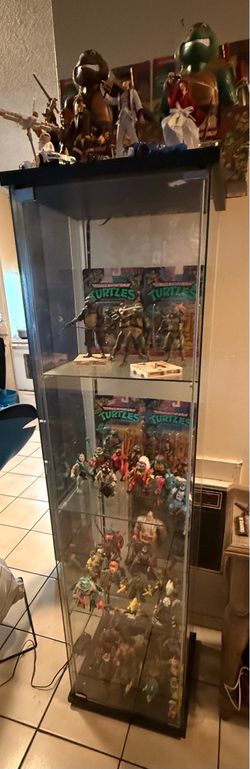 IKEA DETOLF glass-door display cabinet