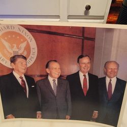Portrait Of Four Former President 