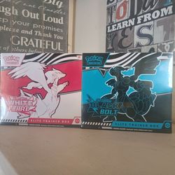 Pokemon Black Bolt and White Flare ETB