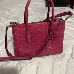 Hot pink Kate Spade bag