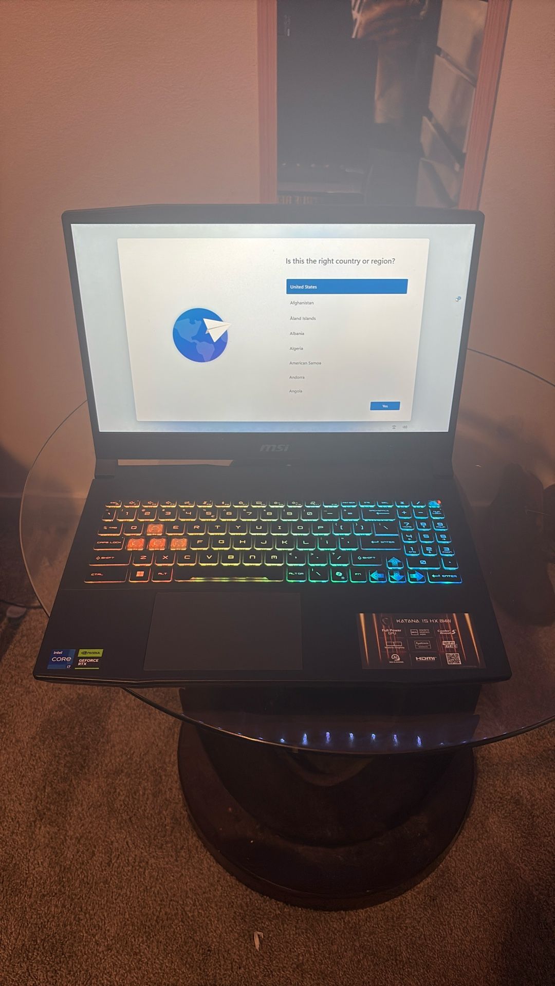 MSI KATANA i7 RTX 5050