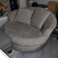 Oversized Swivel Chair $200 