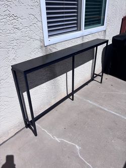 63" Narrow Console Table