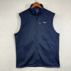 Patagonia Blue Zipped Vest