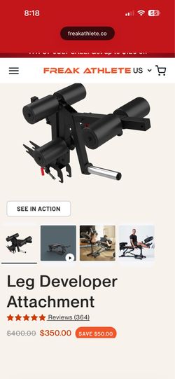 Freak athlete hyper pro/ nordic ghd leg developer attachment