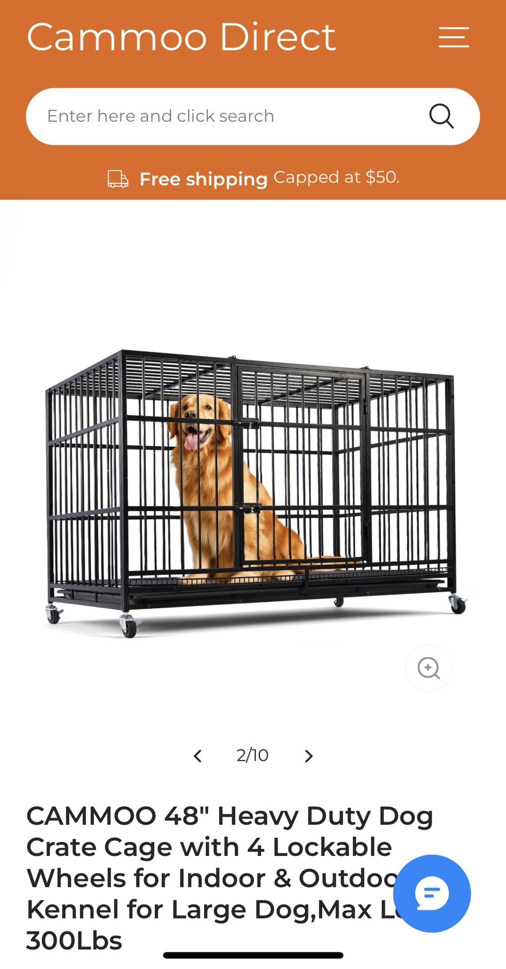 Heavy Duty Dog Crate/Cage