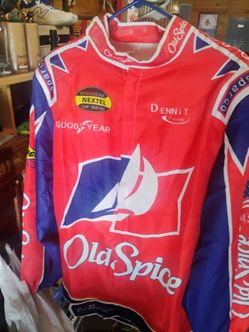 Old spice racing uniform windbreaker jacket suit brand new just out the box