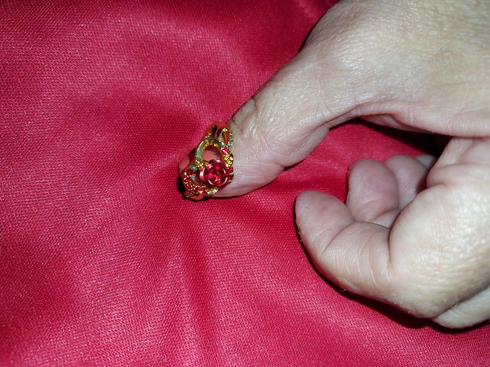Rose Heart Ring