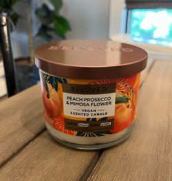 Beyond mimosa peach candle
