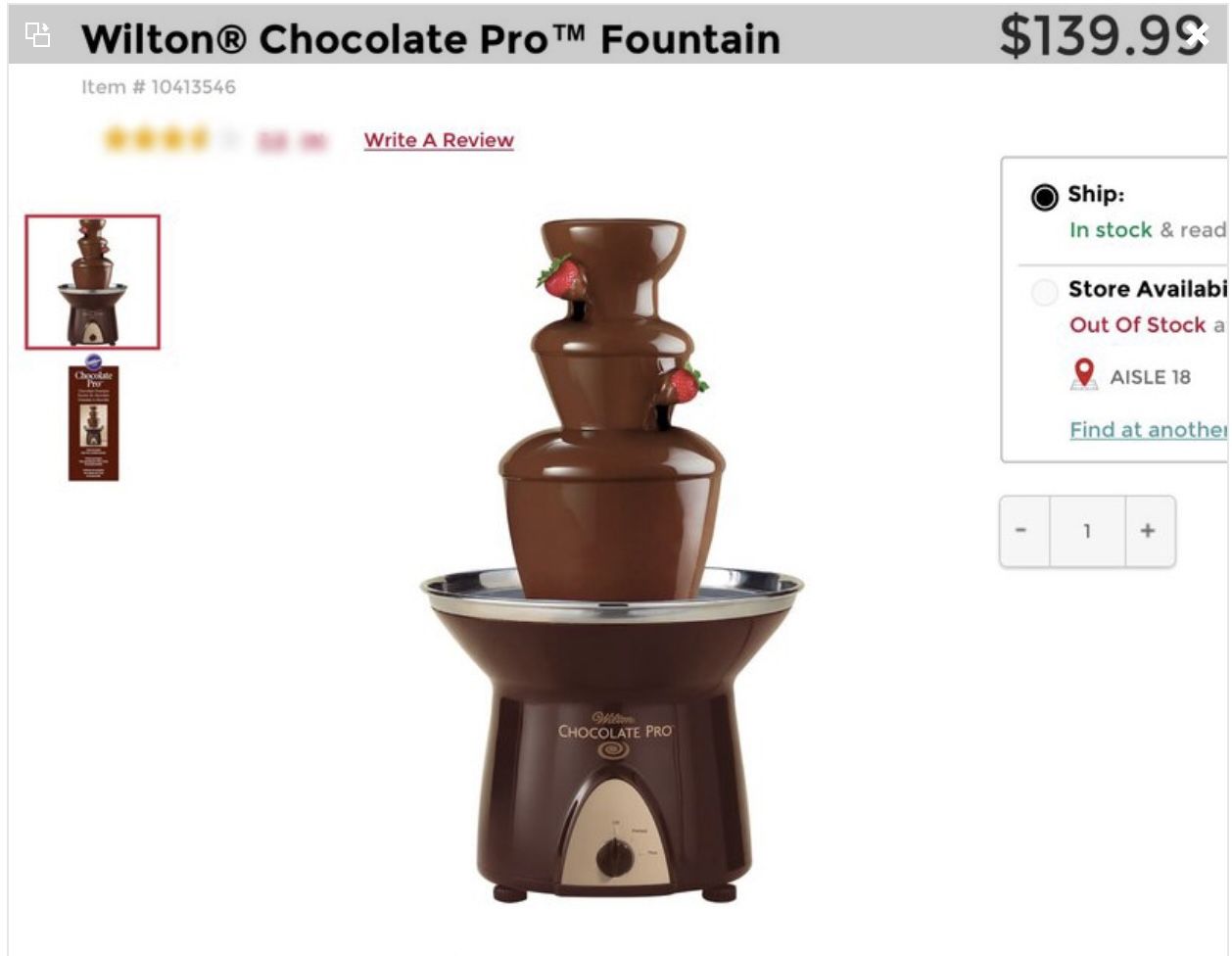 Wilton Chocolate Pro Fountain