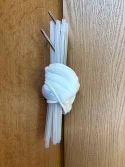 Reusable Straw Set with 5 Metal and 9 Plastic Hydroflask Straws
