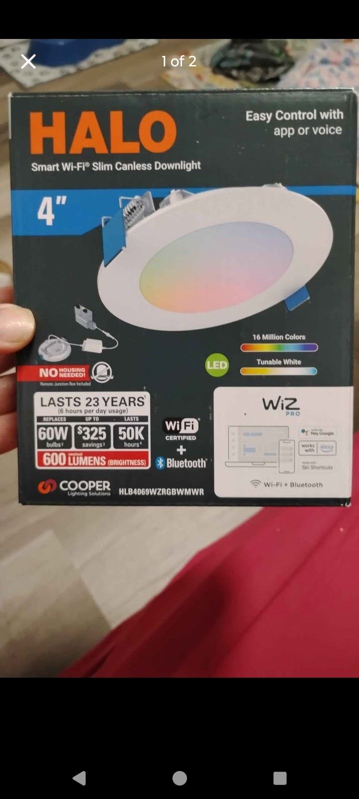 Halo Smart WiFi Slim Canless Downlight