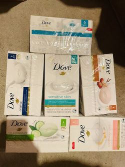 Dove bar soap ~ $7 each