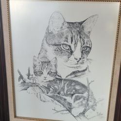 Print Of Cat And Kitten