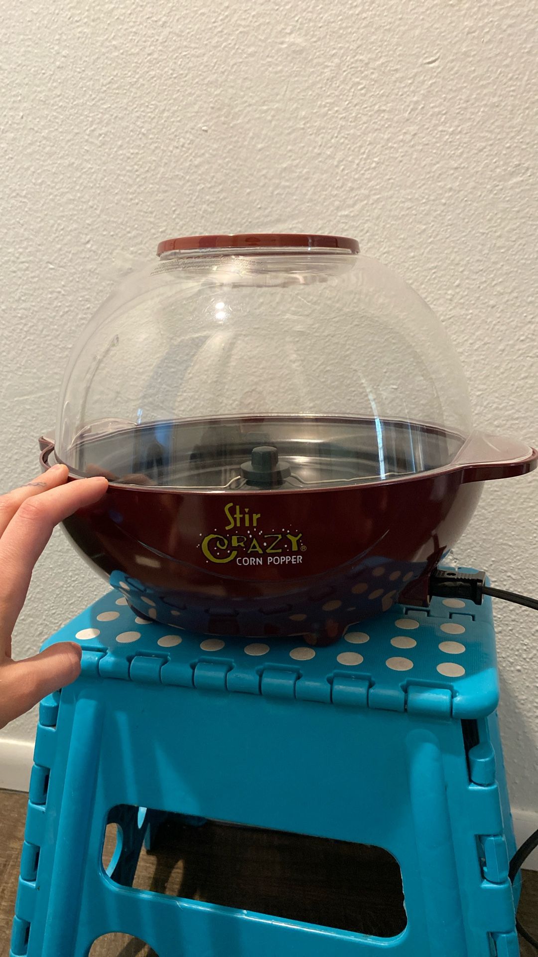 Stir Crazy Corn Popper