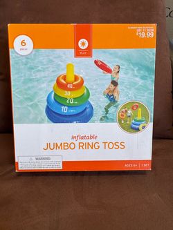 Inflatable Jumbo Ring Toss Game Set
