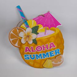 Aloha Summer Decoration 11x9