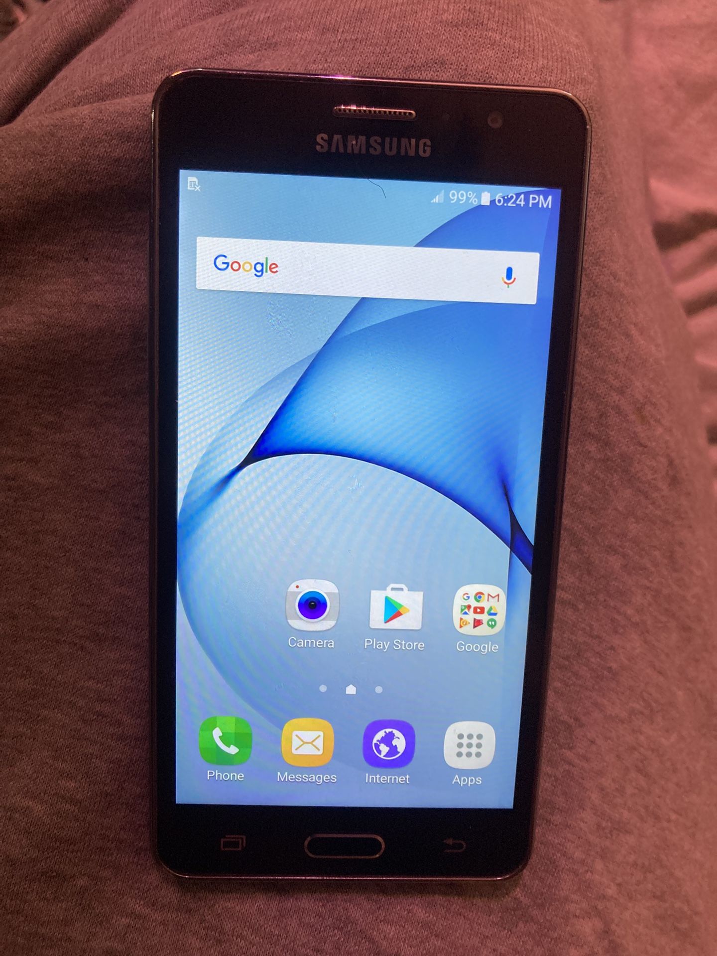Unlocked Samsung Galaxy On5 With Case
