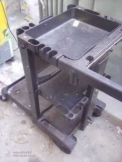 Rubbermaid janitorial cart
