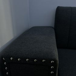 Dark Grey Couch 